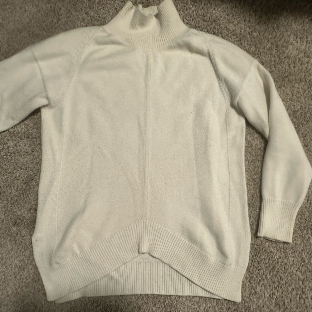Anthropology white sweater